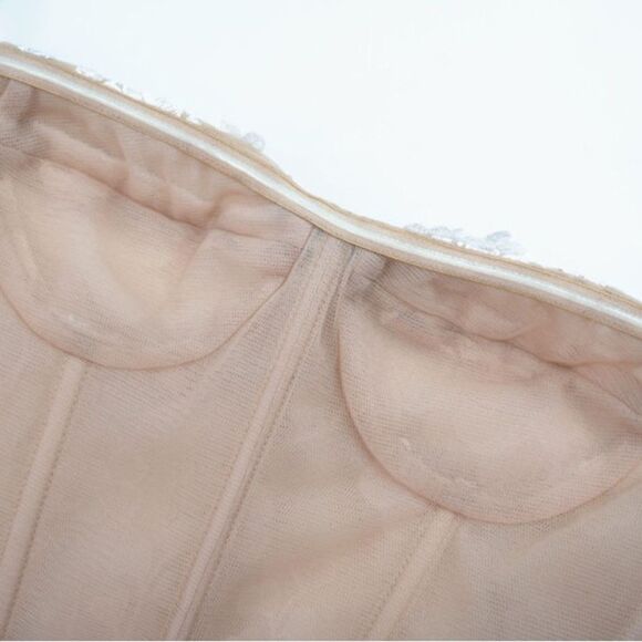 NWOT BRONX AND BANCO JASMINE BLANC STRAPLESS MAXI DRESS - Picture 11 of 16